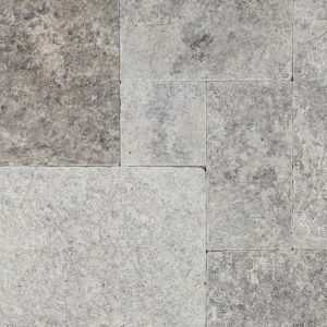 Silver Tumbled Paver